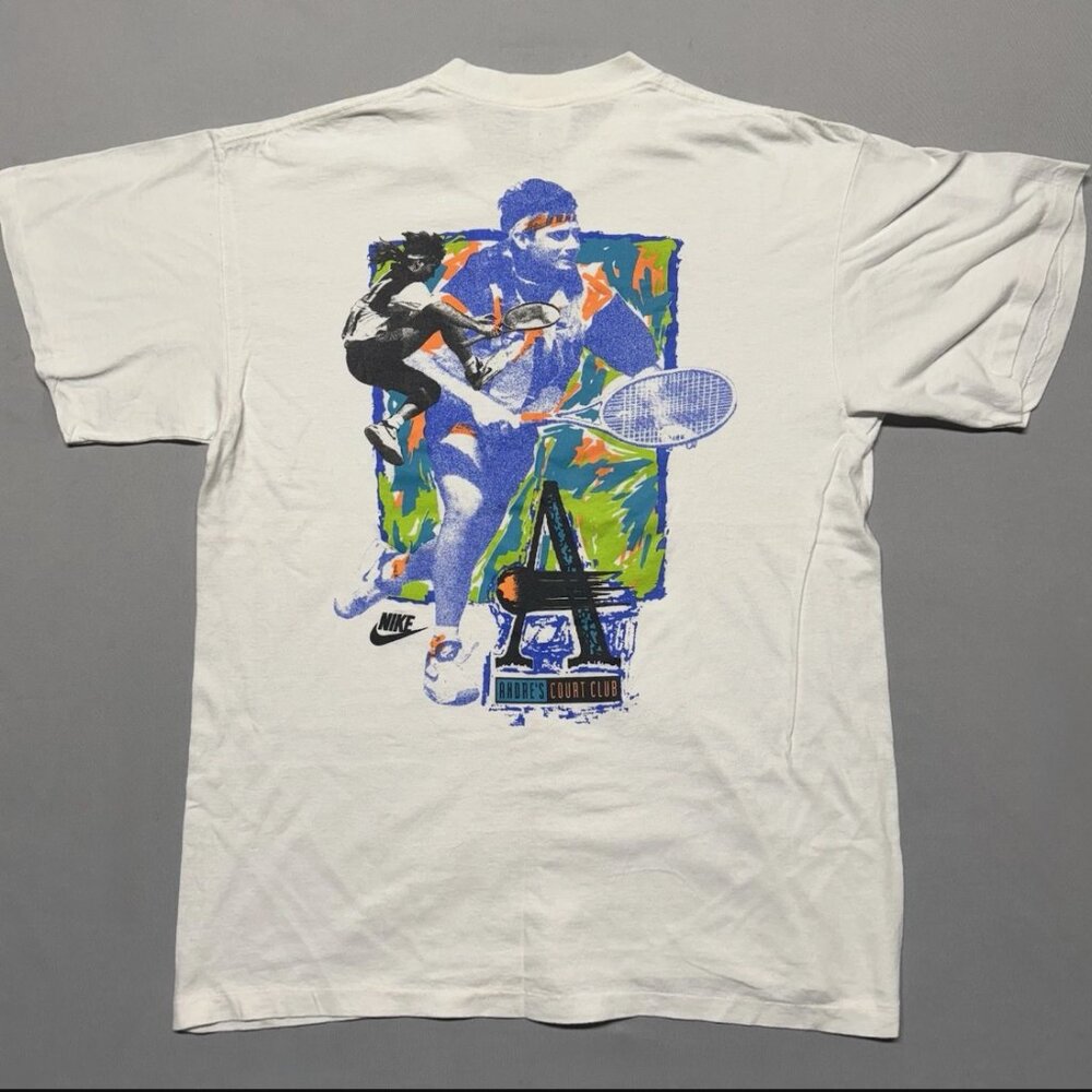 Nike "Andre's Cour Club" rare promo tshirt - Andre Agassi